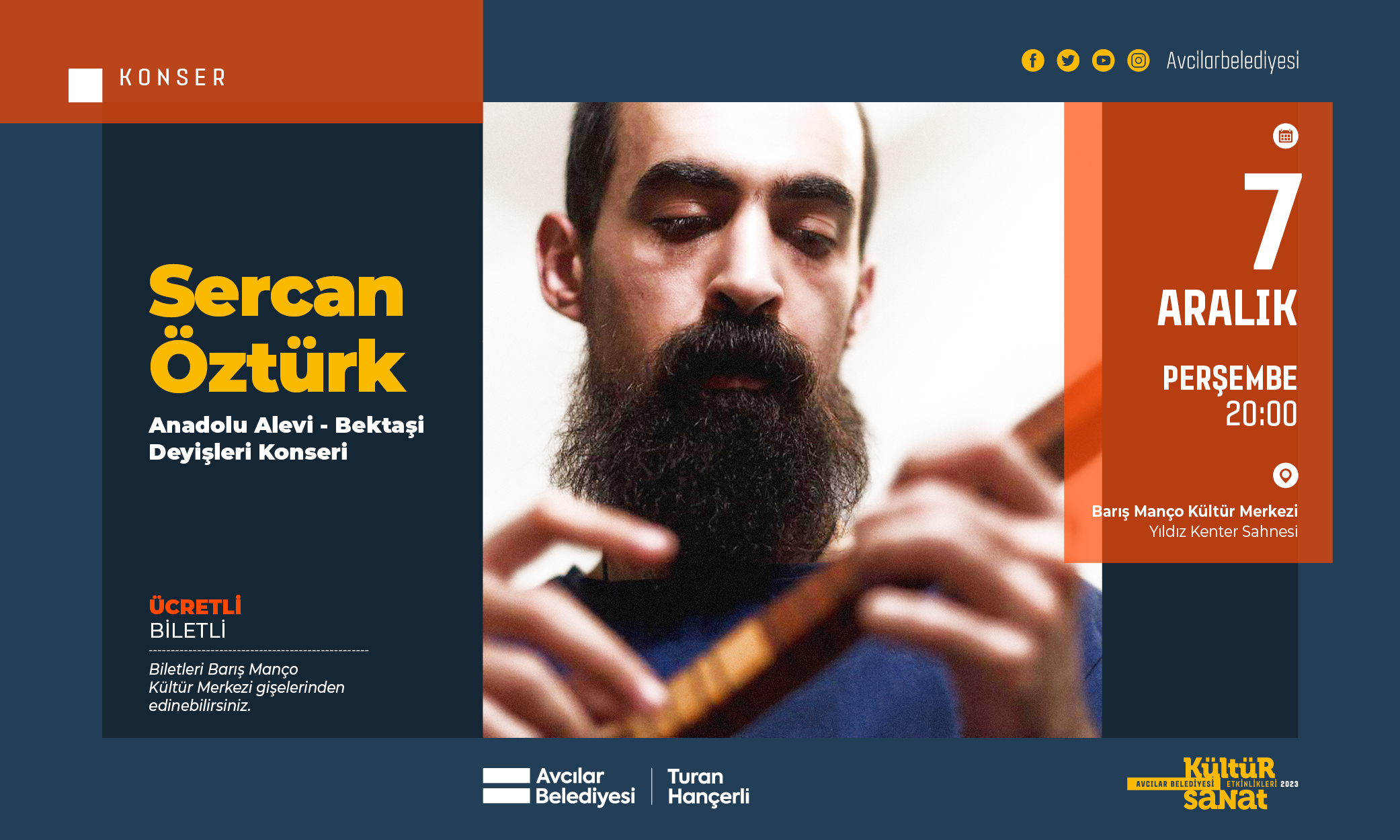 Sercan Öztürk Anadolu Alevi-Bektaşi Deyişleri Konseri