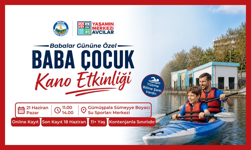 Baba- Çocuk Kano Etkinliği