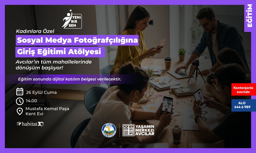 Sosyal Medya Fotoğrafçılığına Giriş Eğitimi