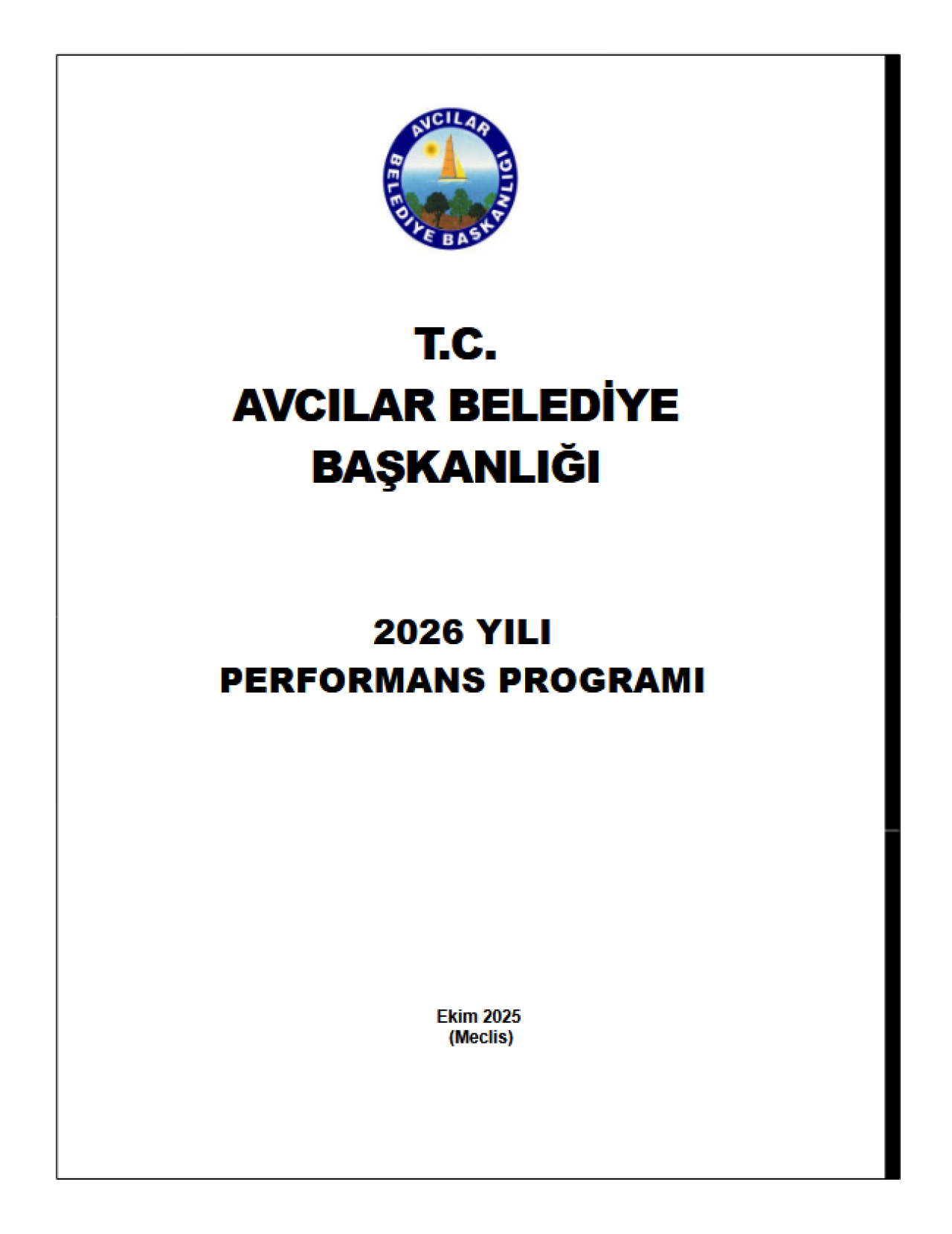 PERFORMANS PROGRAMI 2026