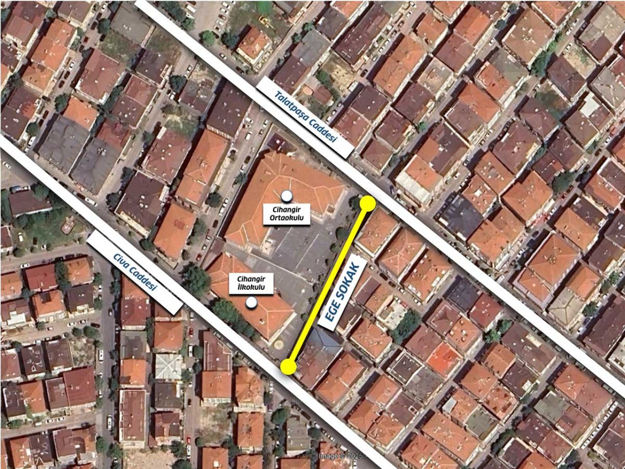 Ege Sokak Prestij Yol Yayalaştırma