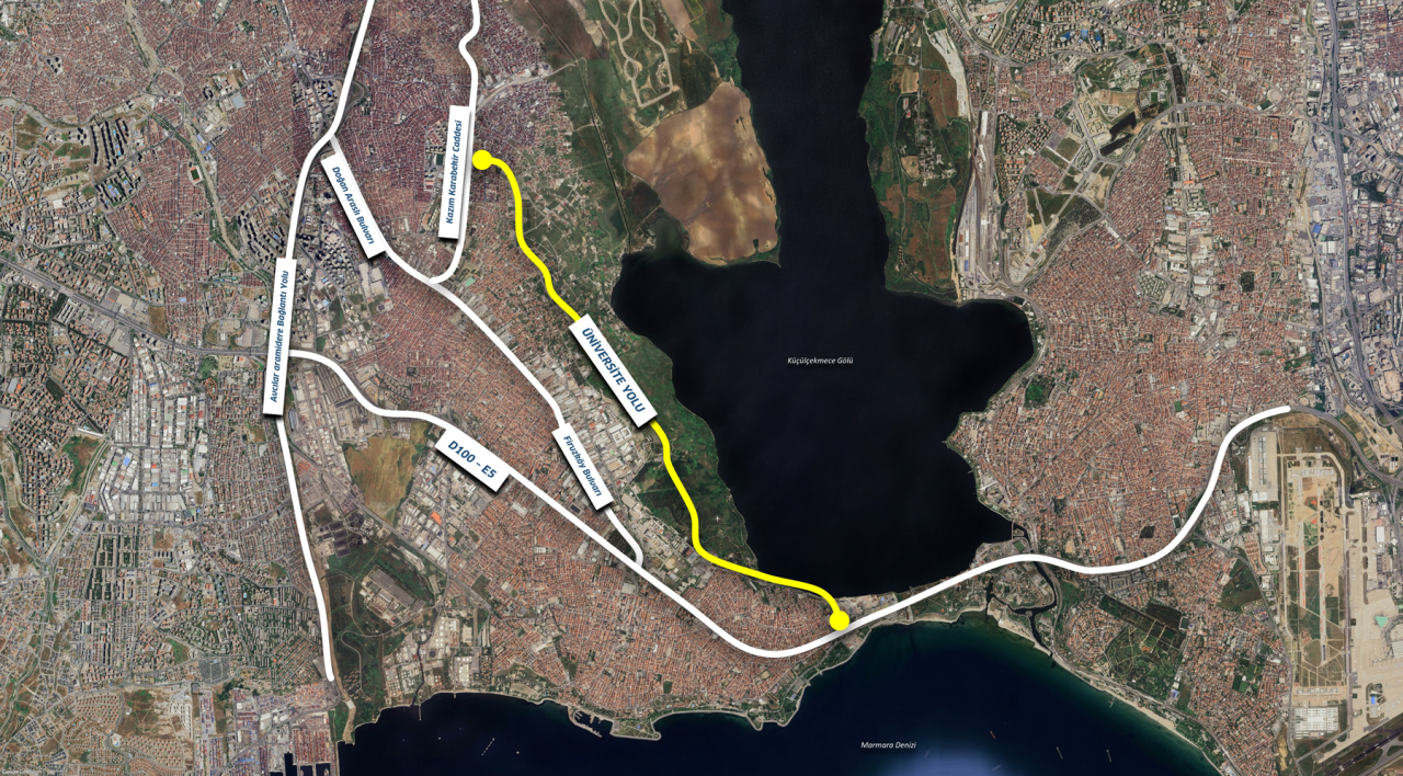 Üniversite Yolu Gümüşpala - Firuzköy Mahallesi Arası